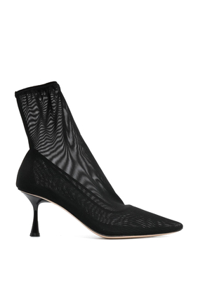 Sock-Style 90 Mesh Ankle Boots